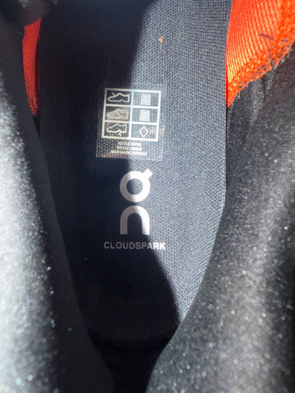 NEW On Running Cloudspark Flame black - men’s size 10 - Picture 7 of 9